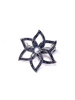 Brooch Imperial Woman in Silver Perla M3-606P - M3-606P